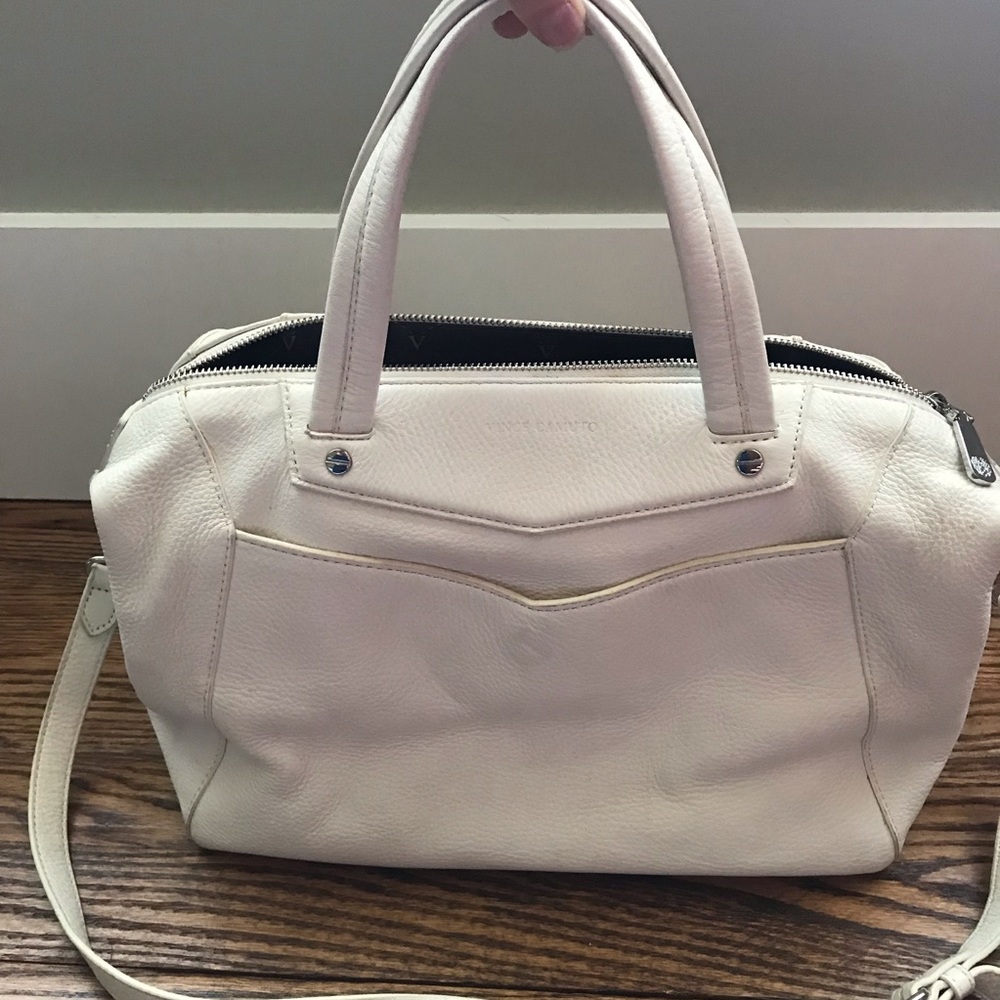 Vince Camuto White Leather Purse
